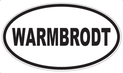 WARMBRODT - Oval Sticker