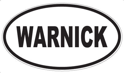 WARNICK - Oval Sticker