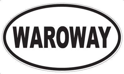 WAROWAY - Oval Sticker
