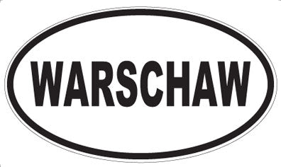 WARSCHAW - Oval Sticker