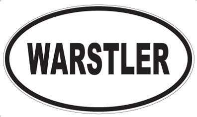 WARSTLER - Oval Sticker