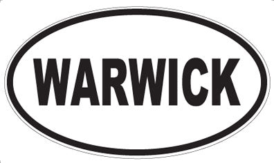 WARWICK - Oval Sticker