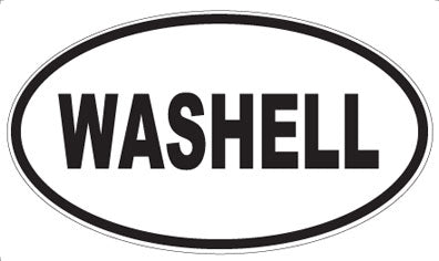 WASHELL - Oval Magnet