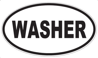 WASHER - Oval Magnet