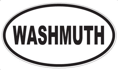 WASHMUTH - Oval Sticker