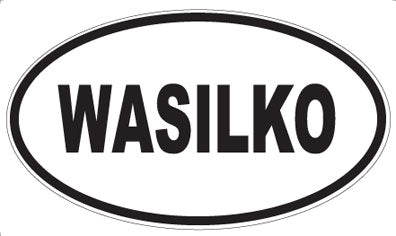 WASILKO - Oval Sticker