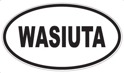 WASIUTA - Oval Sticker