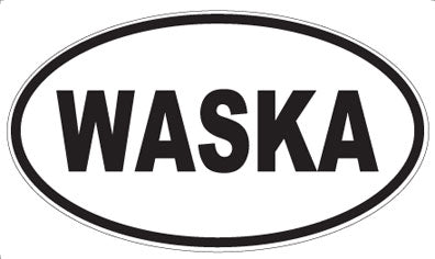 WASKA - Oval Sticker