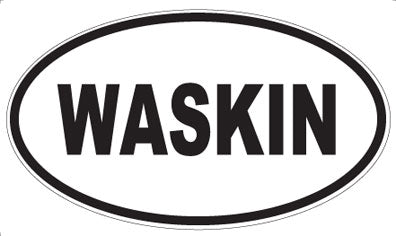 WASKIN - Oval Sticker