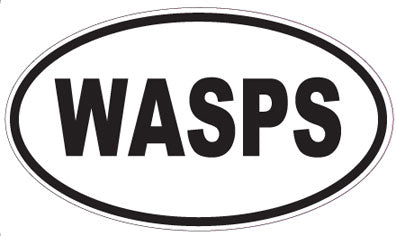 WASPS - Oval Sticker