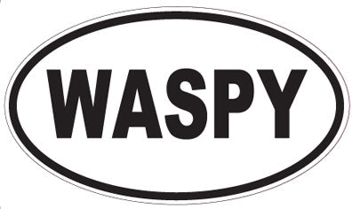 WASPY - Oval Magnet
