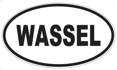 WASSEL - Oval Sticker