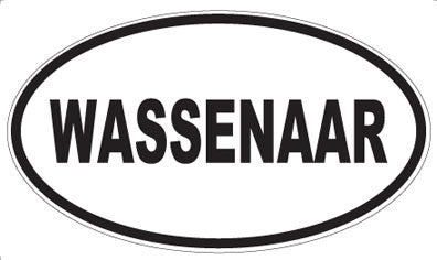 WASSENAAR - Oval Sticker