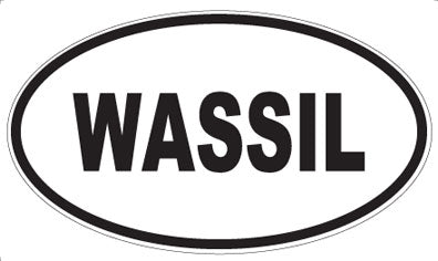 WASSIL - Oval Sticker