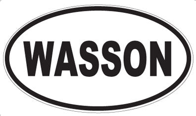 WASSON - Oval Sticker