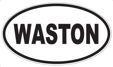 WASTON - Oval Sticker