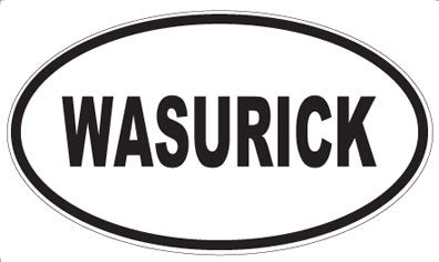 WASURICK - Oval Sticker