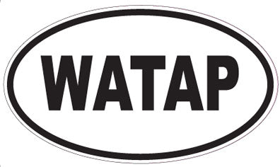 WATAP - Oval Magnet