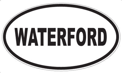 WATERFORD - Oval Sticker
