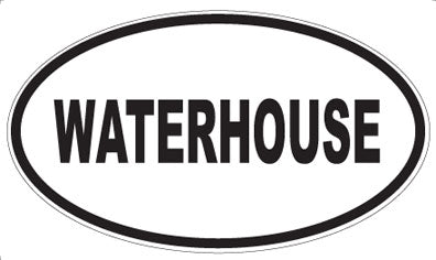 WATERHOUSE - Oval Sticker