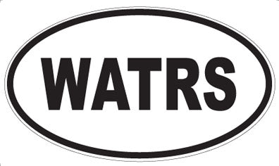 WATRS - Oval Sticker
