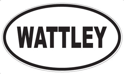 WATTLEY - Oval Magnet