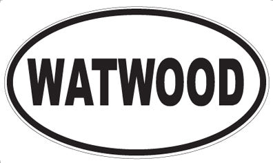 WATWOOD - Oval Sticker