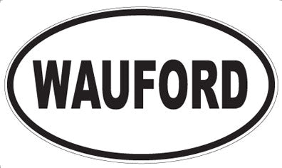 WAUFORD - Oval Sticker