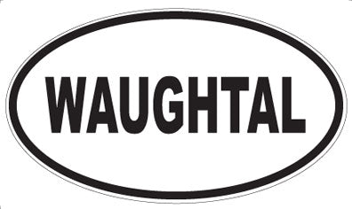 WAUGHTAL - Oval Sticker