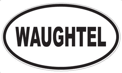 WAUGHTEL - Oval Sticker