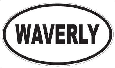 WAVERLY - Oval Sticker