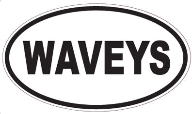 WAVEYS - Oval Sticker