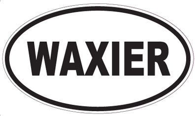 WAXIER - Oval Sticker