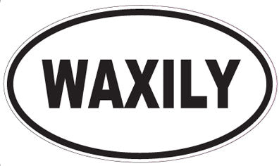WAXILY - Oval Sticker