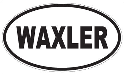 WAXLER - Oval Sticker