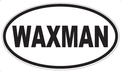 WAXMAN - Oval Sticker