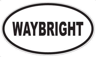 WAYBRIGHT - Oval Sticker