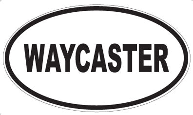 WAYCASTER - Oval Sticker