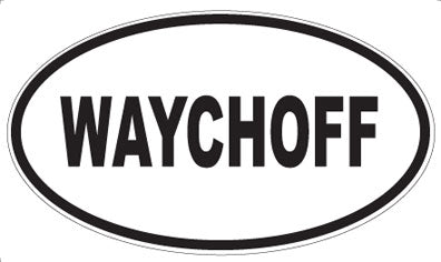 WAYCHOFF - Oval Sticker