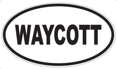 WAYCOTT - Oval Sticker
