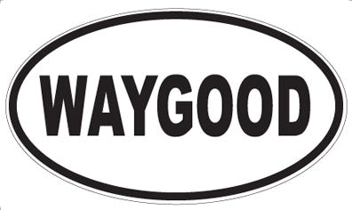 WAYGOOD - Oval Sticker