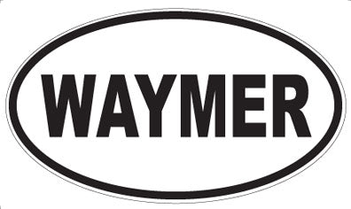 WAYMER - Oval Sticker