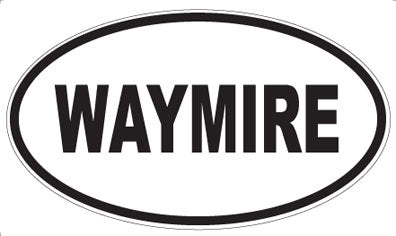 WAYMIRE - Oval Sticker