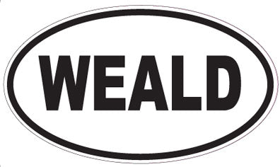 WEALD - Oval Magnet
