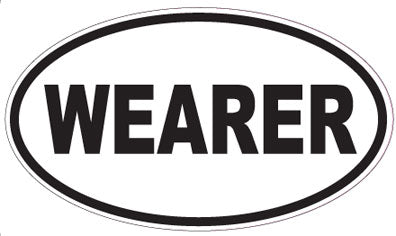 WEARER - Oval Sticker
