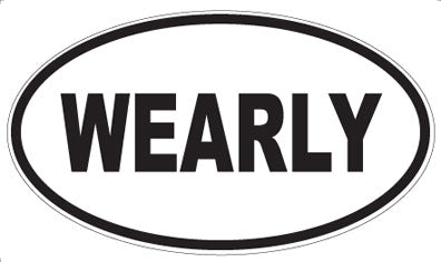 WEARLY - Oval Sticker