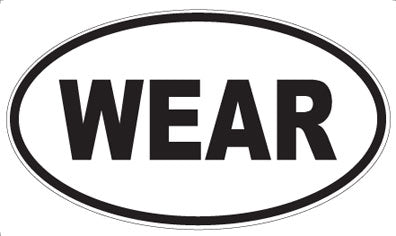 WEAR - Oval Magnet