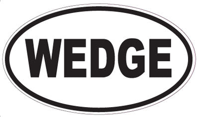 WEDGE - Oval Magnet
