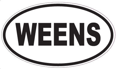 WEENS - Oval Magnet