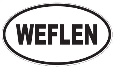 WEFLEN - Oval Sticker